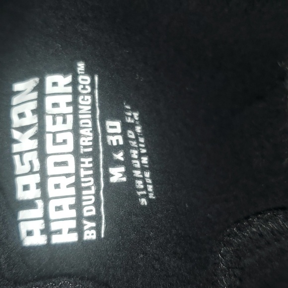 AKHG Pants Mens Size Medium Black Self-Extinguishing Fabric Alaskan Hardgear - Picture 11 of 11